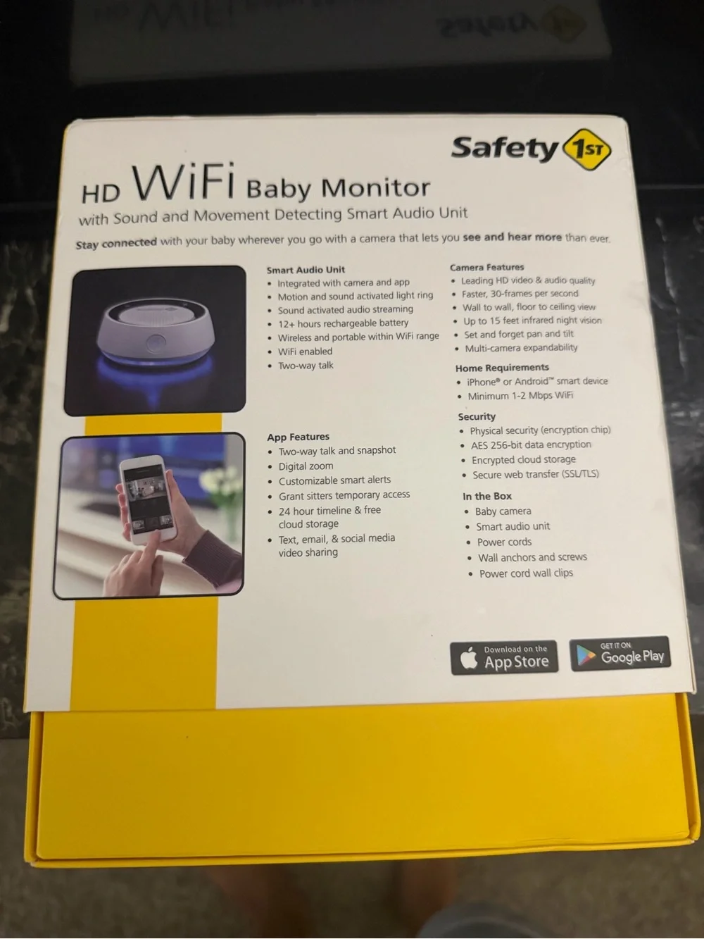 Safety 1st HD WiFi Baby Monitor - White